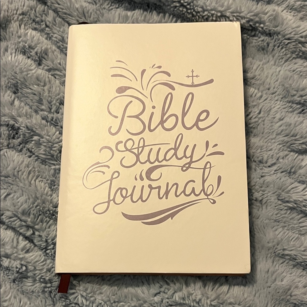 Bible Study Journal with Cream Cover